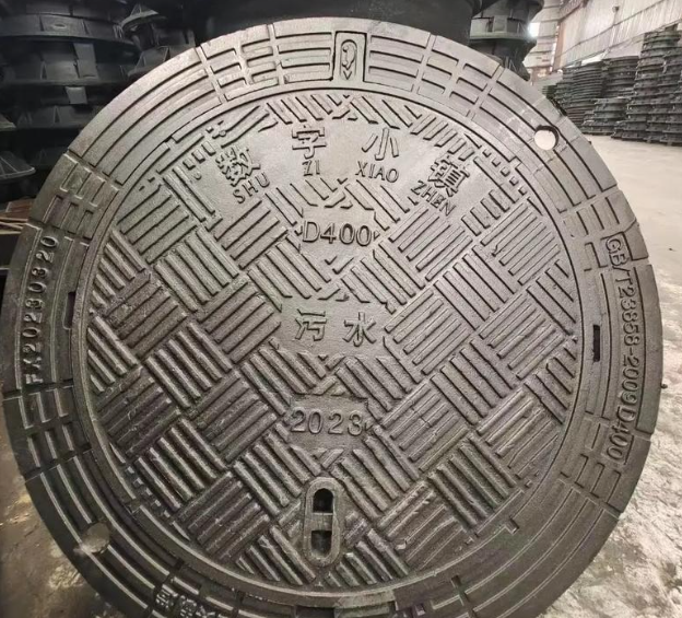 肥乡球墨铸铁防沉降井盖展示